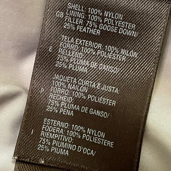 North Face Baby Blue 550 Goose Down Y2K Puffer Jacket size Large - Picture 13 of 16